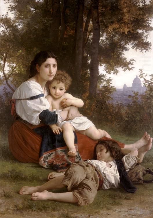 Rest (mk26), Adolphe William Bouguereau